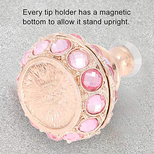 Expositor De Uñas Stand Holder práctica Crystal Nail Art Display Set para salón de uñas y herramientas de práctica de bricolaje