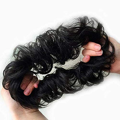 Extensiones de pelo rizado y ondulado para mujer, accesorios para coleta