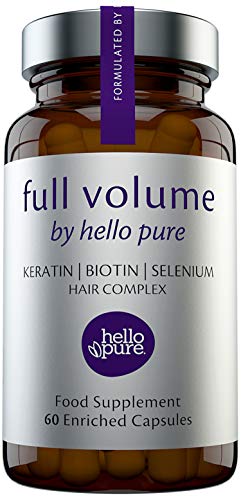 Extrema para el Crecimiento del Cabello Vitaminas para Mujeres y Hombres más Apoyo al Sistema Inmunológico – Biotina Queratina Selenio – Enriquece desde adentro a diferencia del Champú o el Aceite