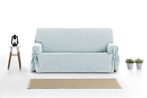 Eysa Levante Funda de sofá, Algodón, Agua Marina, 3 PLAZAS