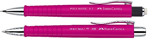 Faber-Castell Poly Ball XB - Lapicero Set rosa