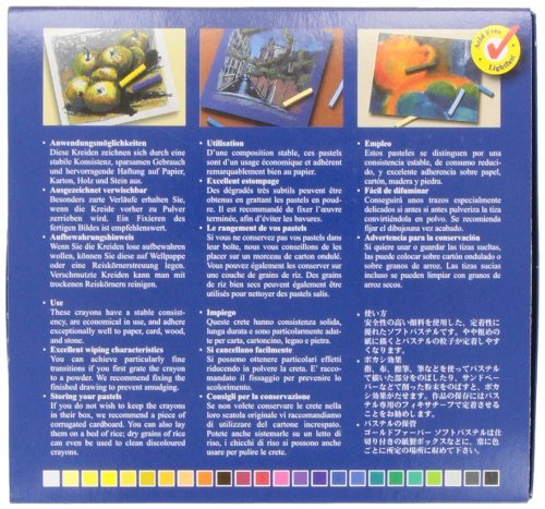 Faber Castell Soft Pastel - Estuche de 24 barras soft paste