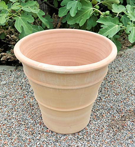 Fabriquée à la main Pot en céramique de Crète, véritable Terracotta résistant au gel, jardin terrasse, 30–60 cm, yucca2 50 cm