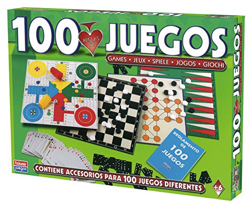 Falomir-100 100 Juegos Reunidos, Multicolor (32-1308) , color/modelo surtido