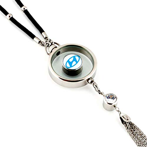 Fankeshi - Ambientador para el coche con el logotipo de la fragancia del espejo retrovisor colgante de perfume