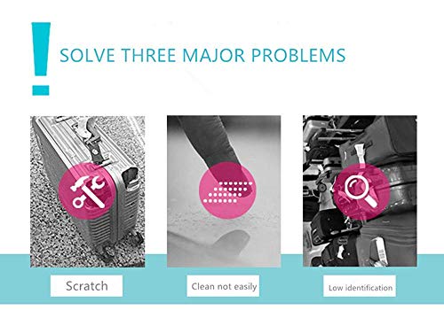 Fanmuran Cubierta de Equipaje Elástico Funda de Maleta con Cremallera 18~28Pulgadas Poliéster de Viaje Cubierta de la Caja Protectora de Maleta Anti Polvo Lavable(sólo Cubierta, Maleta no incluida)