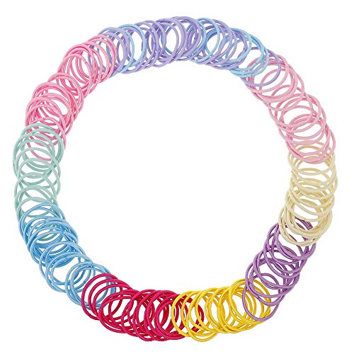 fanshiontide 200 piezas Lazos para el Cabello del Bebé,Bandas de Pelo Multicolores,Elásticas Pequeñas Gomas para el Pelo,Accesorios para el Cabello para Niños Bebés