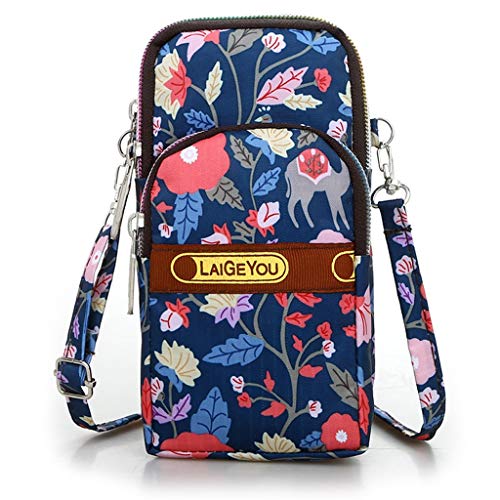 Fashion Women Girls Neutral Nylon Students Outdoor Sports Arm Bag Phone Bag Shoulder Bag
