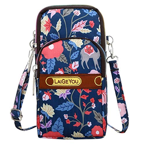 Fashion Women Girls Neutral Nylon Students Outdoor Sports Arm Bag Phone Bag Shoulder Bag