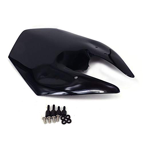 Fast Pro Protector de Parabrisas para Motocicleta Color Negro, Protector de Pantalla ABS para Kawasaki Z800 Z800 2013 – 2016