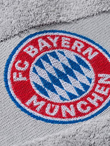 FC Bayern München - Toalla de baño, color gris