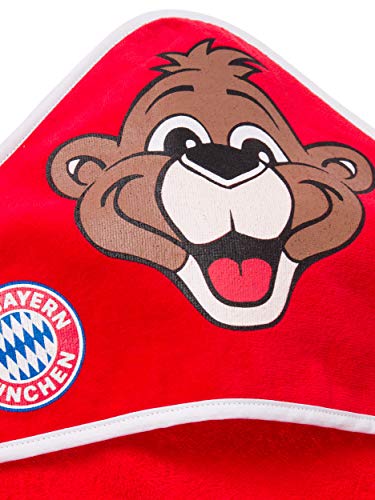 FC Bayern Múnich - Toalla con capucha para bebés y niños pequeños