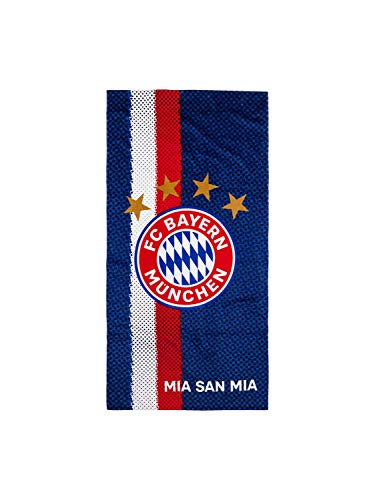 FC Bayern Múnich - Toalla de playa con logotipo azul y sol