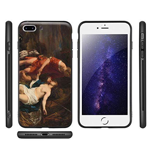 Ferdinand Bol para iPhone 7 Plus&iPhone 8 Plus/Caja del teléfono Celular de Arte/Impresión Giclee UV en la Cubierta del móvil(Venere e Adone)