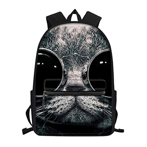 fhdc Mochila Mochilas Escolares De Moda 3D Animal Cat Pattern Mochilas Escolares A   Prueba De Agua 3Pcs Bookbag para Niños Niñas Mochila De Viaje 6144Z58