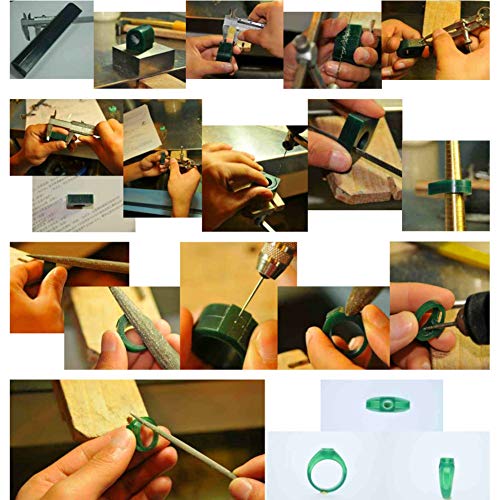 Filfeel Tubo de cera para la producción de bricolaje de anillos de grabado de joyería.(T100)