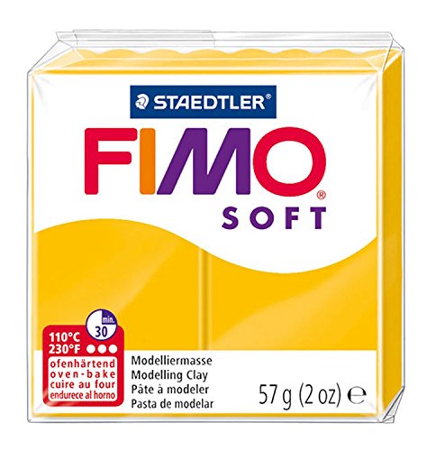 FIMO 8020-16 ST - Pasta de modelar, color amarillo sol, 56 gr