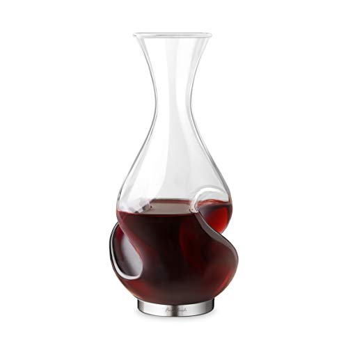 Final Touch estatólatra vino tinto juego de decantador botella de agua estatólatra 375 ml y rojo estatólatra copas de vino 473 ml - Juego de Exclusive en caja de regalo
