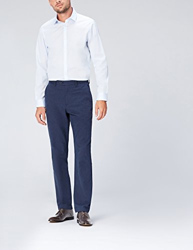 find. Zapato de Cordones Piel Grabada para Hombre, Marrón (Dark Brown), 43 EU