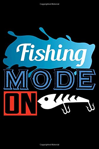 fishing  mode  onLined notebook  /Journal Gift / Present for Girl Women. Simple and elegant: 168 Blank pages, (6 x 9) inches, Matte Finish Cover