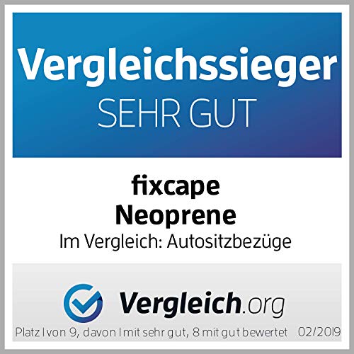 fixcape 4260339410109 Neopreno Funda para Asientos Coche Universal Impermeable