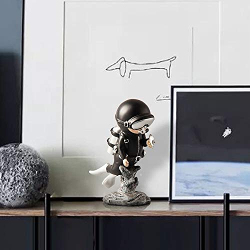 FKERYE El Nuevo diseño del buceador Escultura Miniatura Modelo Ecológico estatuilla for la decoración casera Oficina Crafts Decoración Adornos niños de Juguete (Color : A)