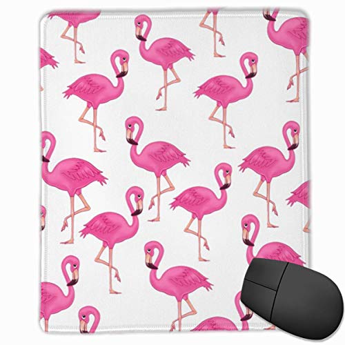 Flamingos Rectángulo Goma Antideslizante Mousepad Accesorios para computadora 18 x 22 CM
