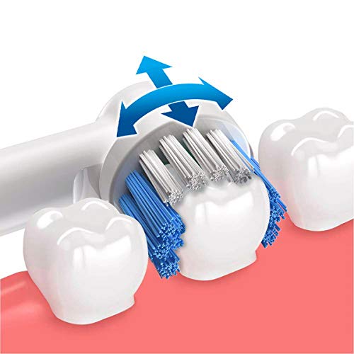 FLM Vitality Precision Clean EB17B - Cabezal de recambio para cepillo de dientes eléctrico compatibles con Braun Oral B, 8 unidades