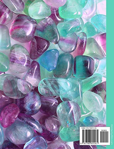 Fluorescent Fluorite Stones Dot Grid Notebook Journal (Crystal Stone Mineral Notebooks & Journals)