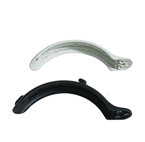 Flycoo Guardabarros Trasero para Vespa XIAOMI M365 electrónica Accesorios de reemplazo Parcial con Gancho (Blanco)