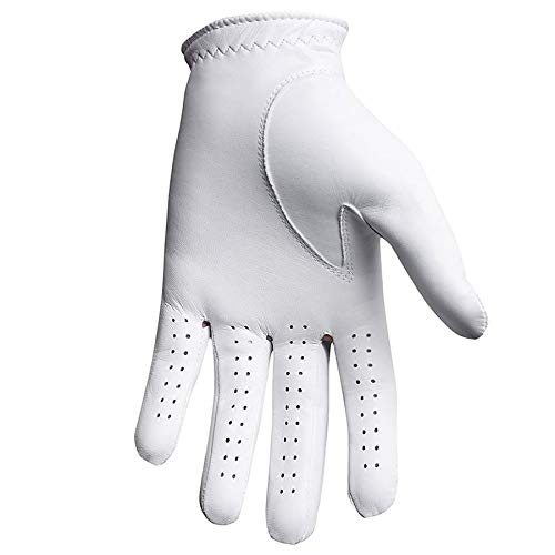 Footjoy CabrettaSof - Guantes para Hombre, Color Blanco, Talla S
