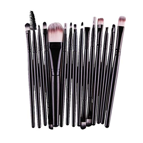 forh 15 PCS/Sets Make Up Brush Mujer Professional cosmético Tools suave Foundation Powder Brush gemütlich labio Cepillo EyeCare – Rímel Pincel Eyeshadow Eyeliner Brush
