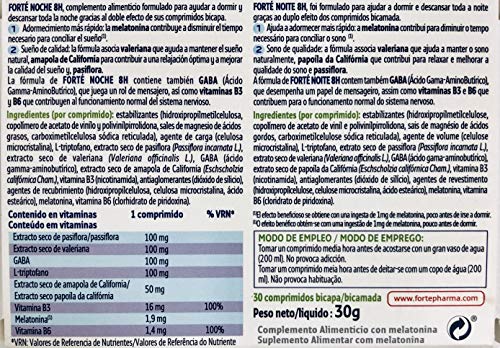 Forte Pharma Forte Noche 8H 30 Dias 30Comp 400 g