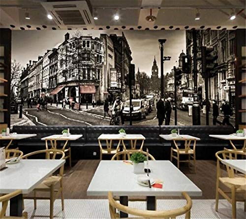 Fotomurales Decorativos Pared Calle De La Ciudad 200Cm X 175Cm Pintado Great Art Póster Foto Mural Imagen