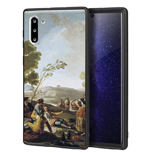 Francisco De Goya Para Samsung Galaxy Note 10 Carcasa/del teléfono celular de arte del teléfono celular de arte/Impresión Giclee en la cubierta del móvil(Picnic On Il Shores Of Manzanares)