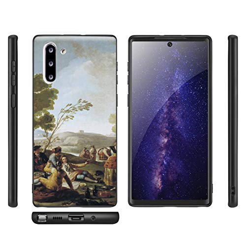 Francisco De Goya Para Samsung Galaxy Note 10 Carcasa/del teléfono celular de arte del teléfono celular de arte/Impresión Giclee en la cubierta del móvil(Picnic On Il Shores Of Manzanares)