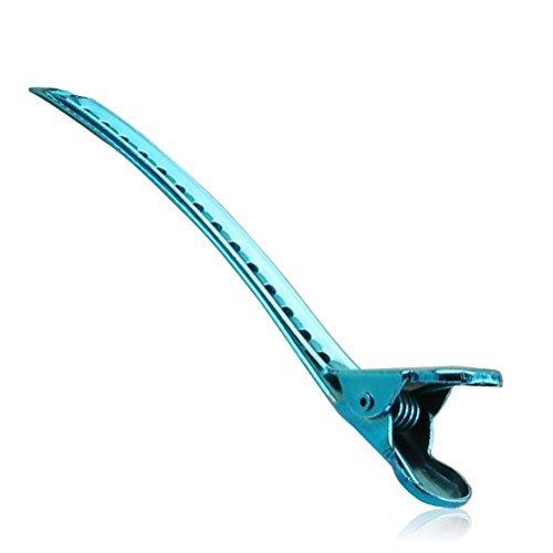 Frcolor 12Pcs Metal Duck Bill Pinza de pelo Pinzas de pelo de cocodrilo Pinzas para el cabello Barrette para el salón de casa Barbero