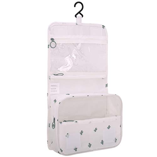 Freelynn Neceser Maquillaje Mujer Hombre Bolsa de Aseo para Baño Viaje - Cactus