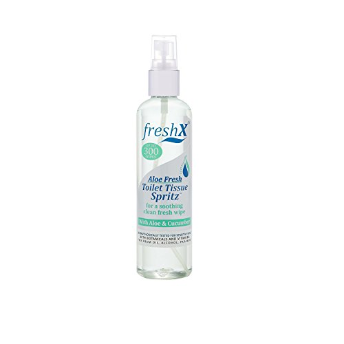 FreshX ‘Aloe Fresh’ - Spray para papel higiénico, Pack de 12