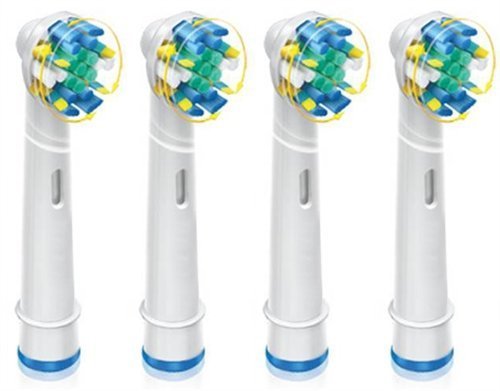 Frost® Floss Action compatibile 12 X Recambio para Cepillo eléctrico Compatible y en forma Braun Oral-B compatibile with Oral-B / Braun Vitality Precision Clean, White Clean, Sensitive Clean, Oral-B Professional Care