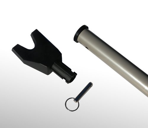 Frostfire Moonbar Barra de seguridad para el hogar de doble función: asegura ventanas y puertas