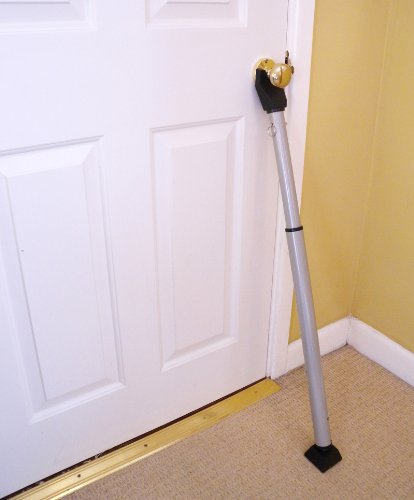 Frostfire Moonbar Barra de seguridad para el hogar de doble función: asegura ventanas y puertas