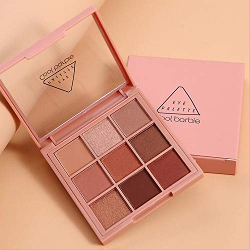 FSGD Professional Makeup Paleta de Sombra de Ojos Ultimate Shadow Palette, Pigmentos compactos, 9 Sombras, Acabados Mate, satinados y Metalizados