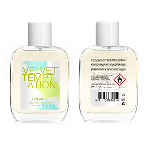 Fun Water Velvet Temptation - Desodorante para mujer (100 ml, pack de 2)