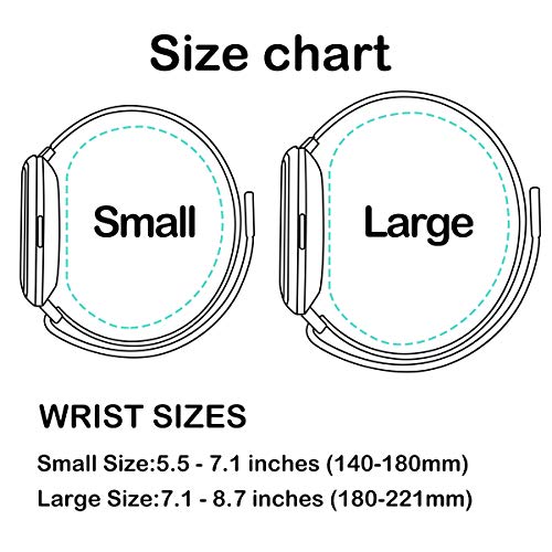 Funbiz Compatible con Fitbit Versa Correa/Fitbit Versa 2 Correa, Correa de Acero Inoxidable Correa de Metal con Cerradura Único para Fitbit Versa/Versa Lite, Pequeño, Oro Rosa