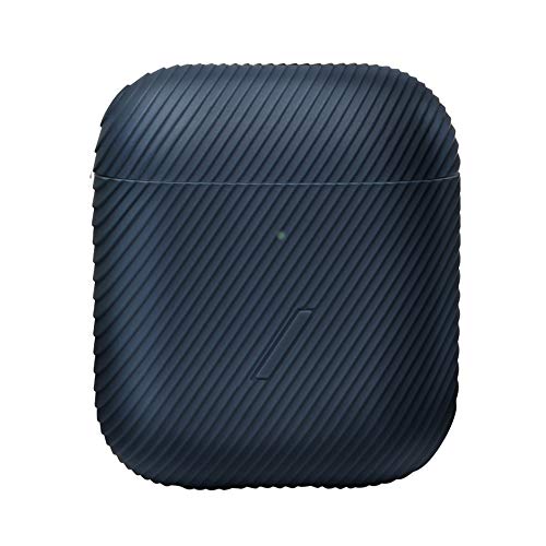 Funda Curva NATIVE UNION para AirPods - Elegante Funda con Textura de Silicona, Compatible con AirPods de Gen. 1 y Gen. 2 (Navy)