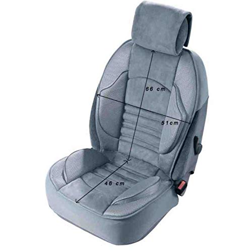 Funda de asiento delantero Grand Confort para Omega (1994/03-2001/07), 1 pieza, color gris