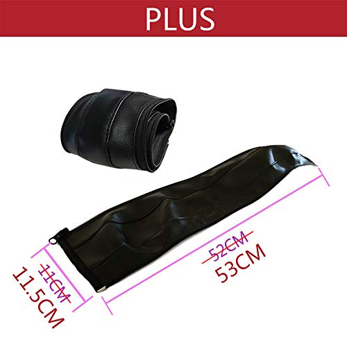 Funda Reposabrazos Para Cochecito de bebé Accesorios Para Babyzen Yoyo Yoya Funda Protectora de Cuero PU (negro)