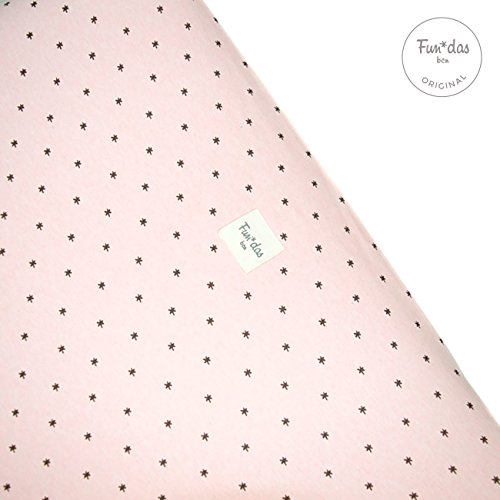 Fundas Bcn ® - F11/4597 - Funda Cambiador Bebé 70x50 Centímetros - De Algodón – Suave, Elástica Y Adaptable - Color LITTLE FUN PEACH -