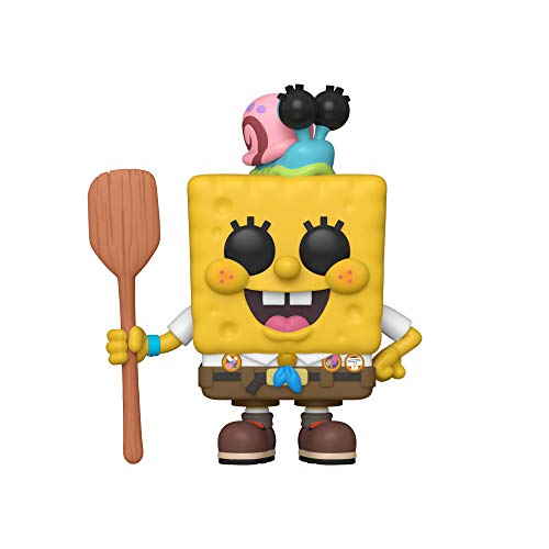 Funko Pop! Animation: Sponge Bob - Spongebob in Camping Gear, Multicolor, Estándar